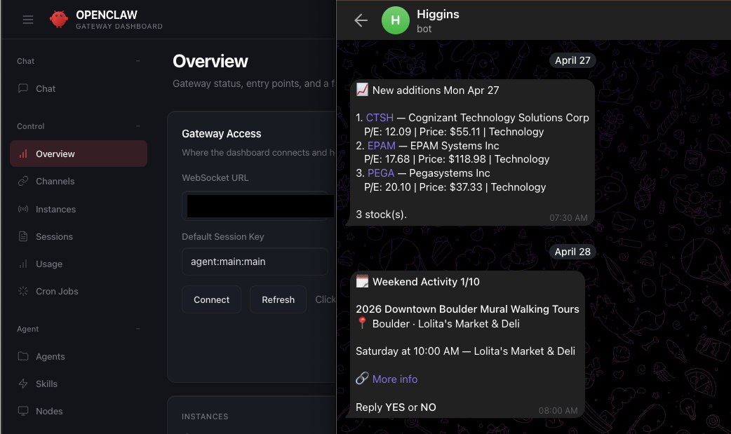 OpenClaw Personal Assistant screenshot